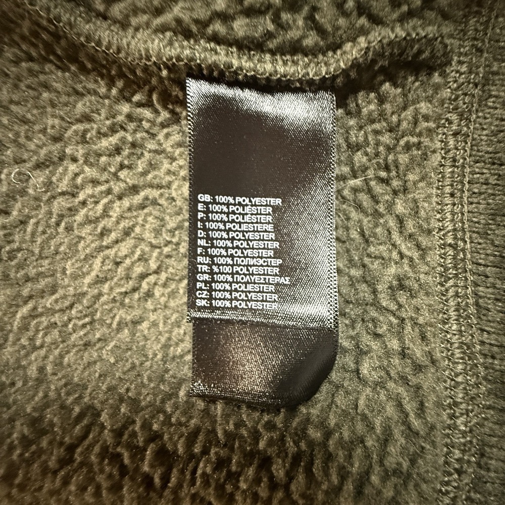 The North Face Jacket Men's L Green Full Zip Fleece Sweater Knit Coat Outdoor - Picture 3 of 11